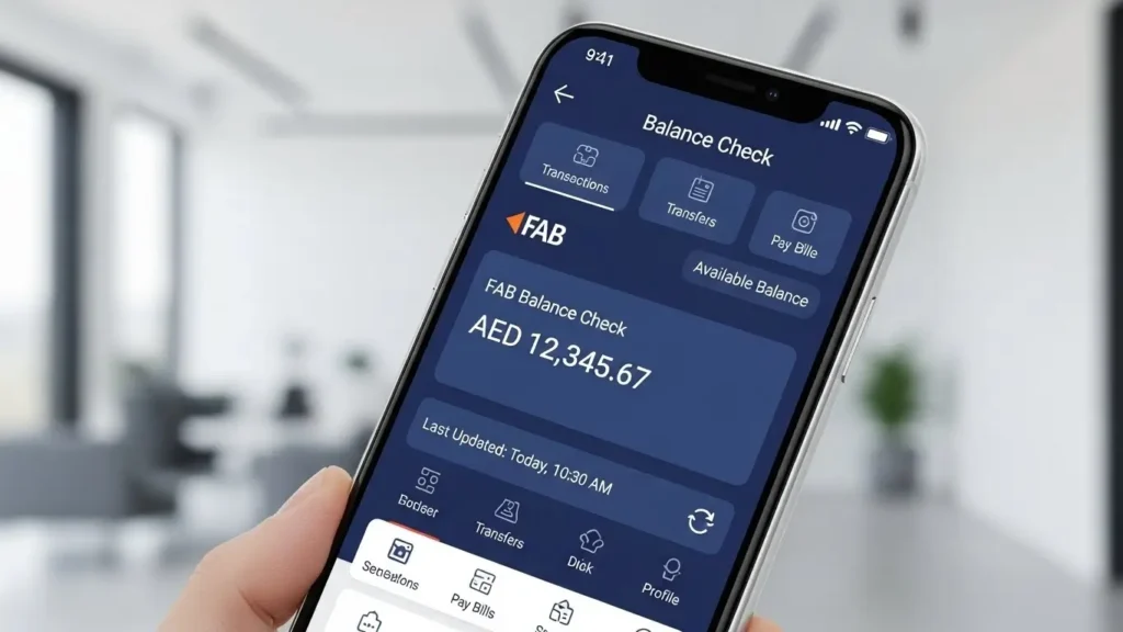 Key Features of the Mobile App to FAB Balance Check