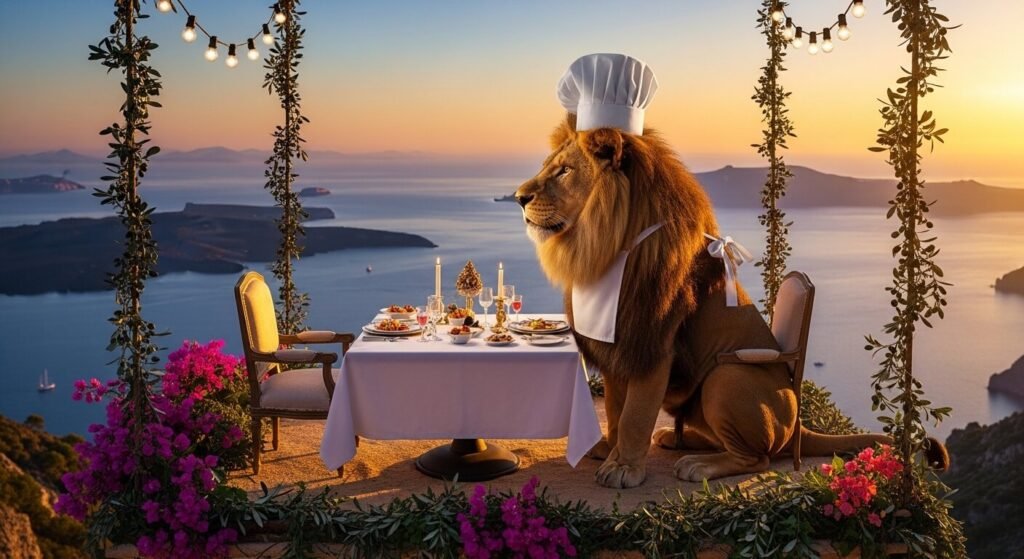 Lion in the Sun – Mediterranean Sky-High Dining