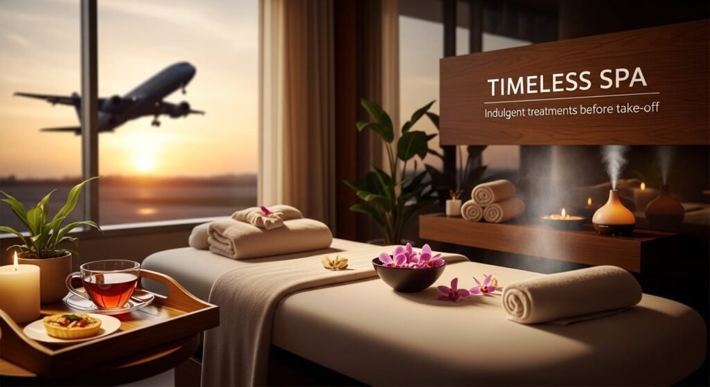 Timeless Spa – Indulgent treatments before take-off