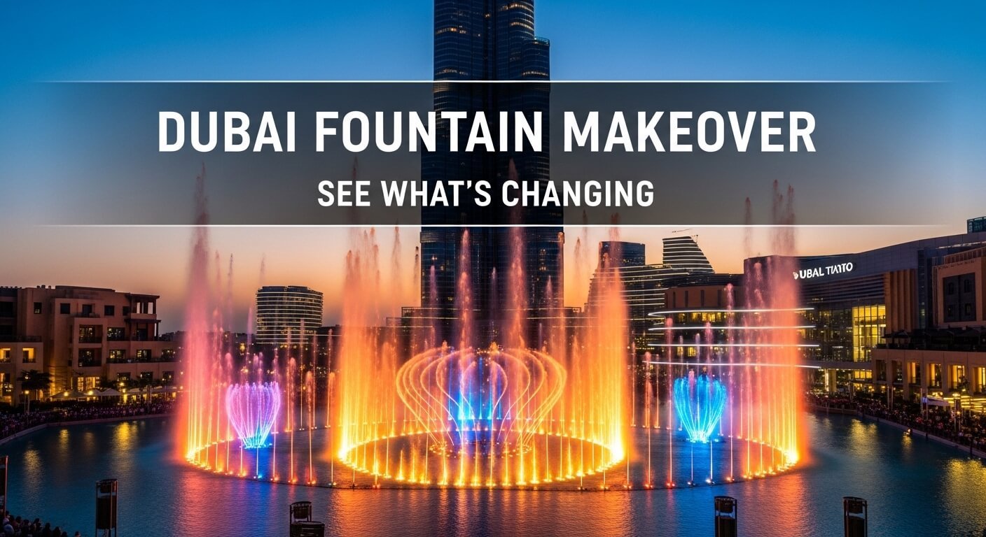 Major Dubai Fountain Makeover Announced – Here’s What’s Changing