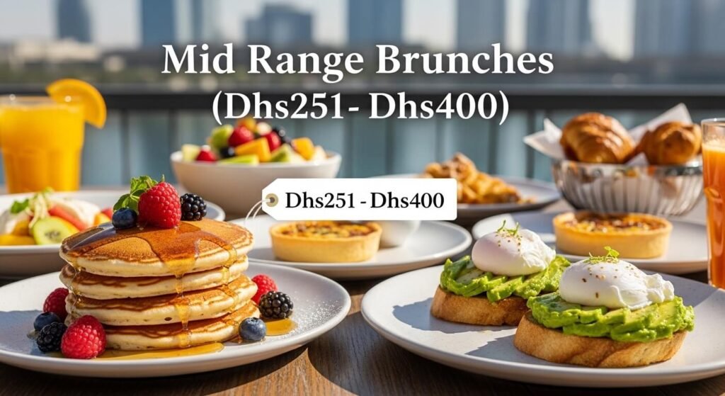 Mid-Range Brunches (Dhs251–Dhs400)