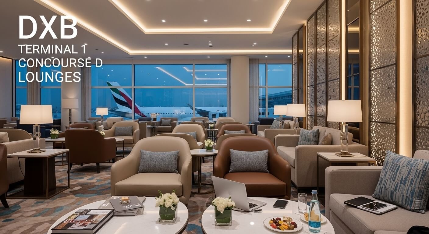Dubai Airport Terminal 1: Best Lounges in Concourse D