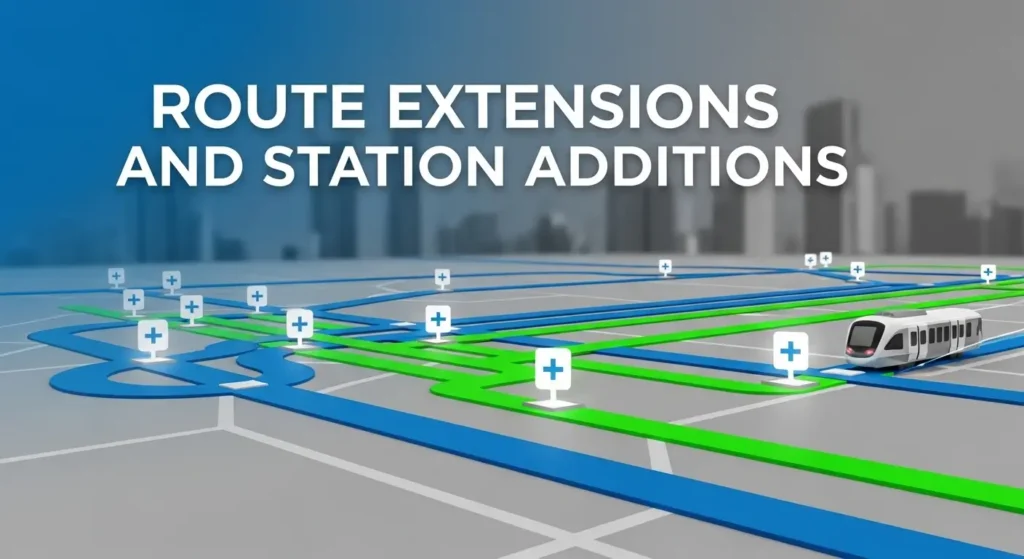 Route Extensions and Station Additions