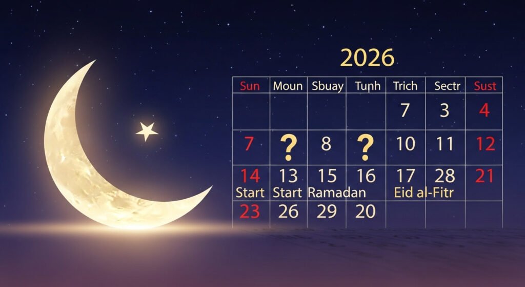 How the start date affects Eid Al Fitr 2026