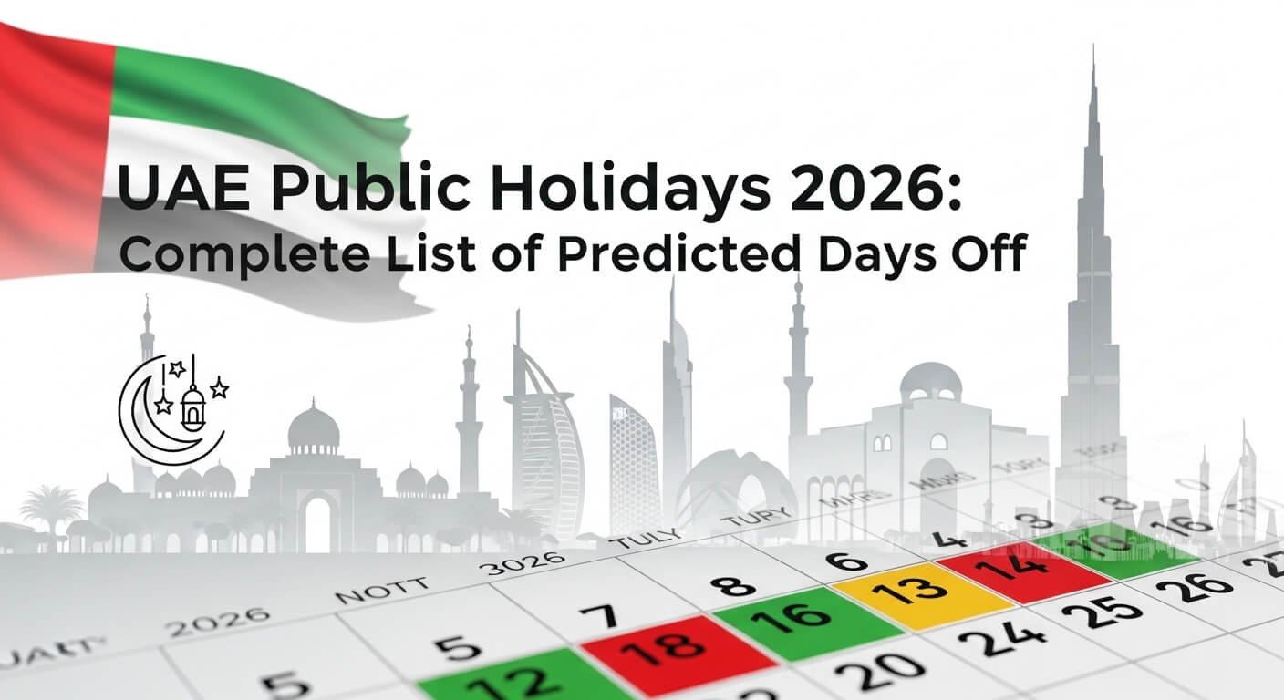 UAE Public Holidays Complete List of Predicted Days Off
