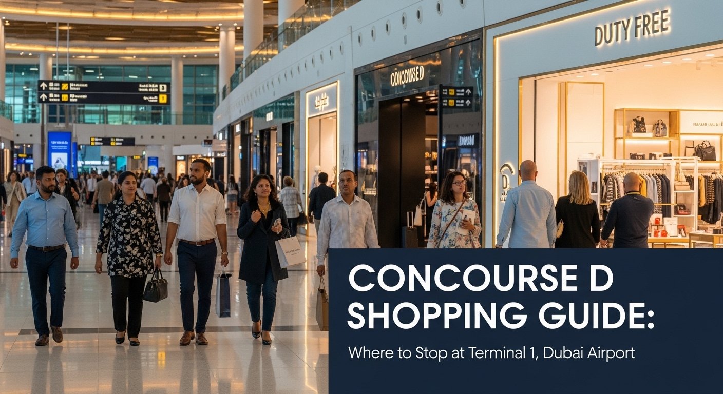 Concourse D Shopping Guide: Where to Stop at Terminal 1, Dubai Airport