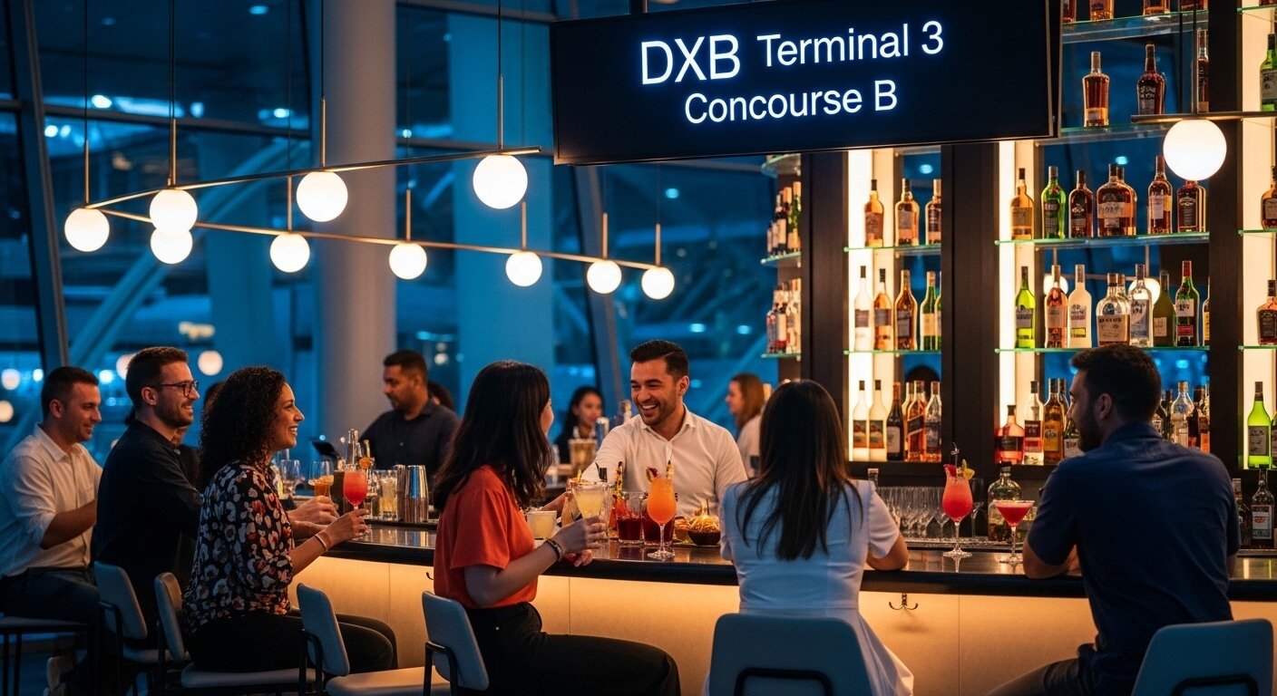 Best Bars in Concourse B, Terminal 3 at Dubai International Airport