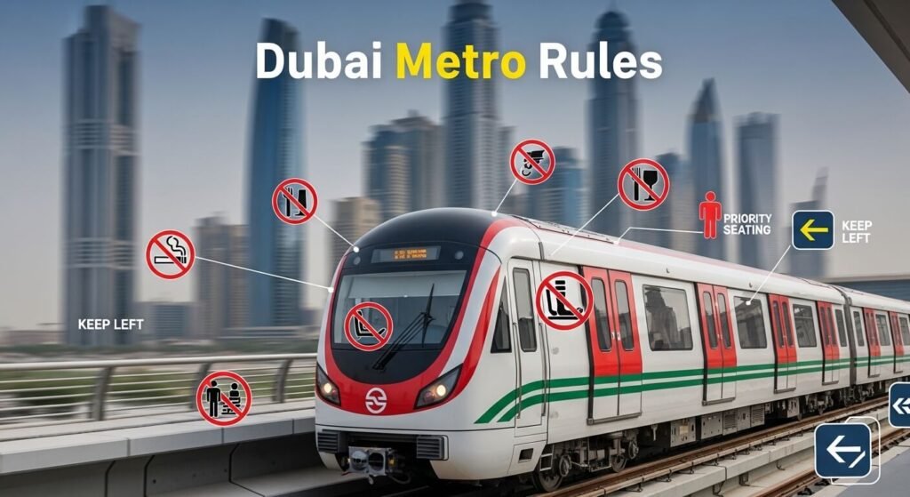 Dubai Metro rules