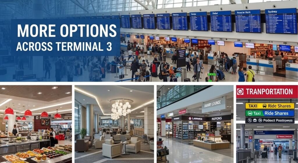 More Options Across Terminal 3