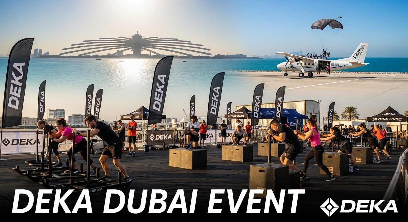 Global Fitness Brand DEKA Brings a Big Event to Skydive Dubai