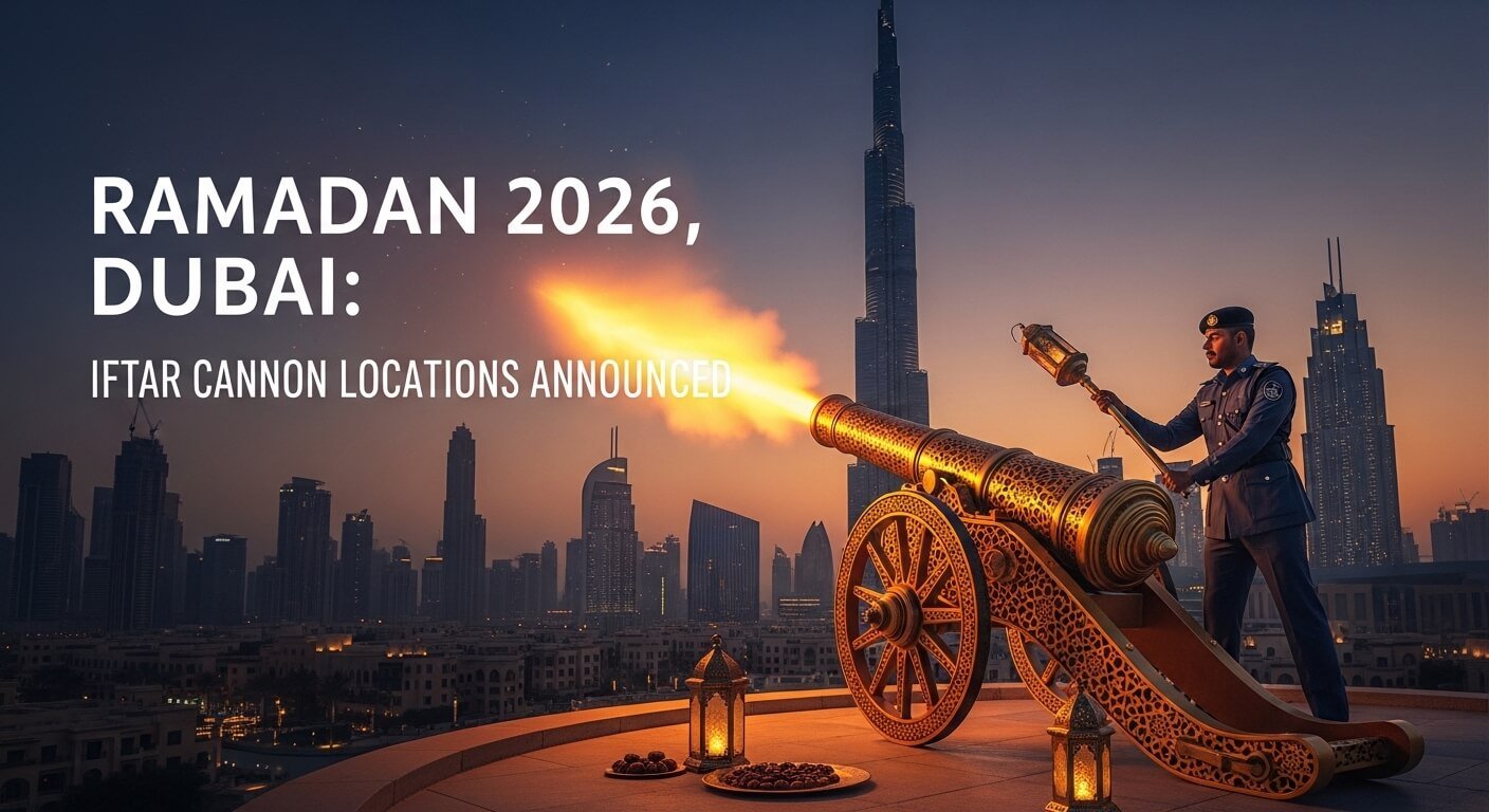 Experience Ramadan in Dubai: Police Iftar Cannon Locations Announced