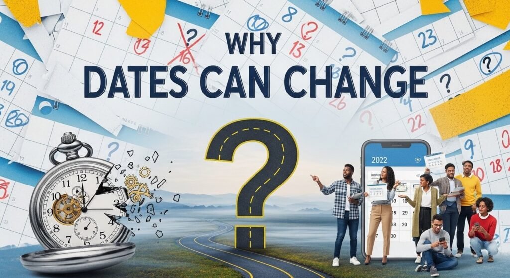 Why dates can change