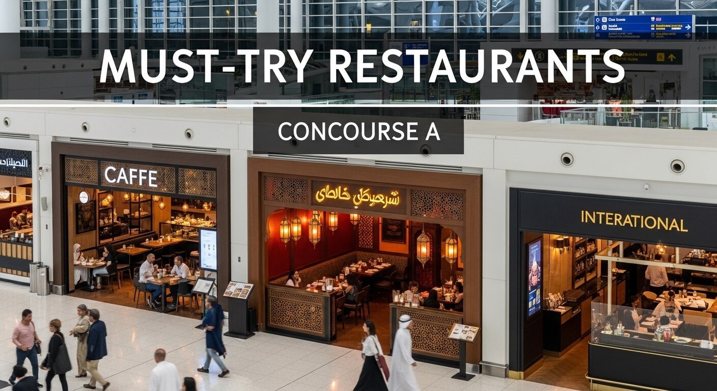 Dubai Airport Terminal 3: Must-Try Restaurants in Concourse A
