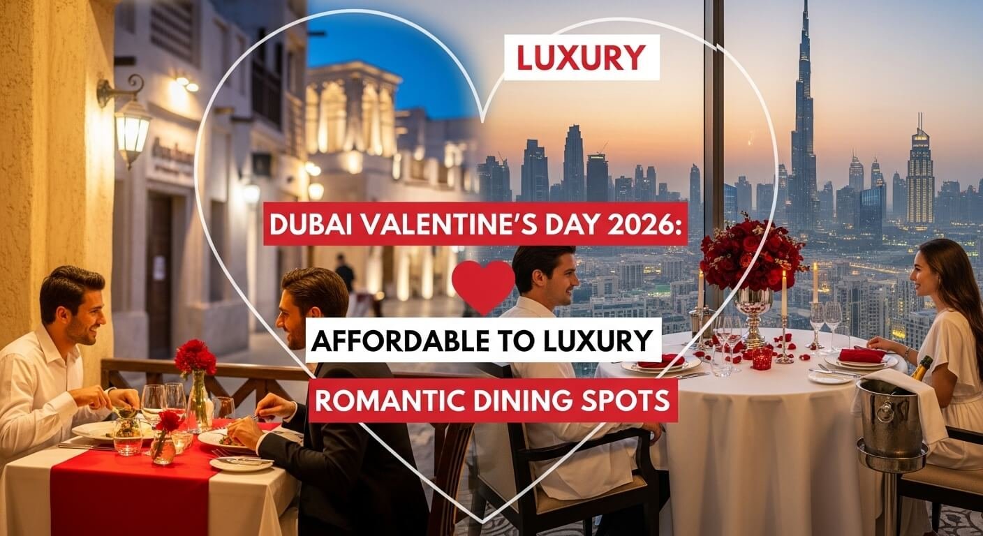Dubai Valentine’s Day Affordable to Luxury Romantic Dining Spots