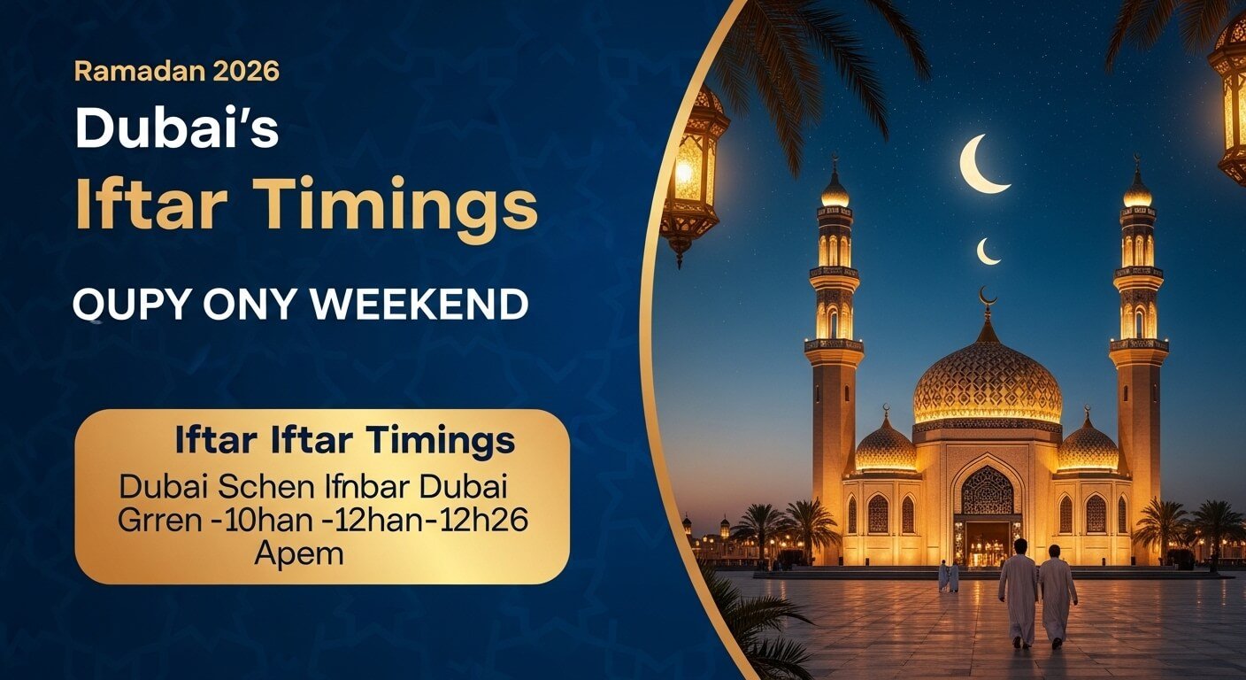 “Dubai Iftar Timings for This Weekend – Ramadan Guide”