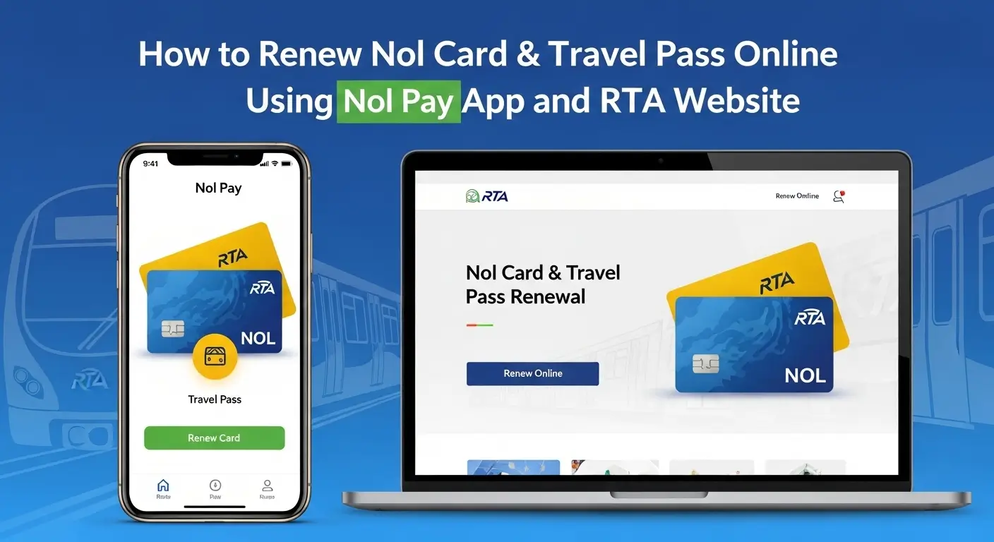 How to Renew Nol Card & Travel Pass Online Using Nol Pay App and RTA Website