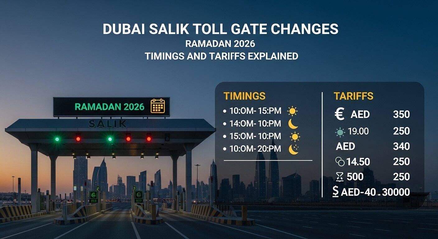 Dubai Salik Toll Gate Changes for Ramadan – Timings and Tariffs Explained