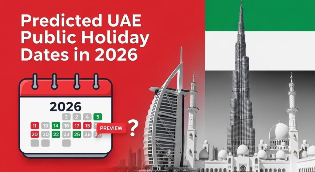 Predicted UAE Public Holiday Dates in 2026