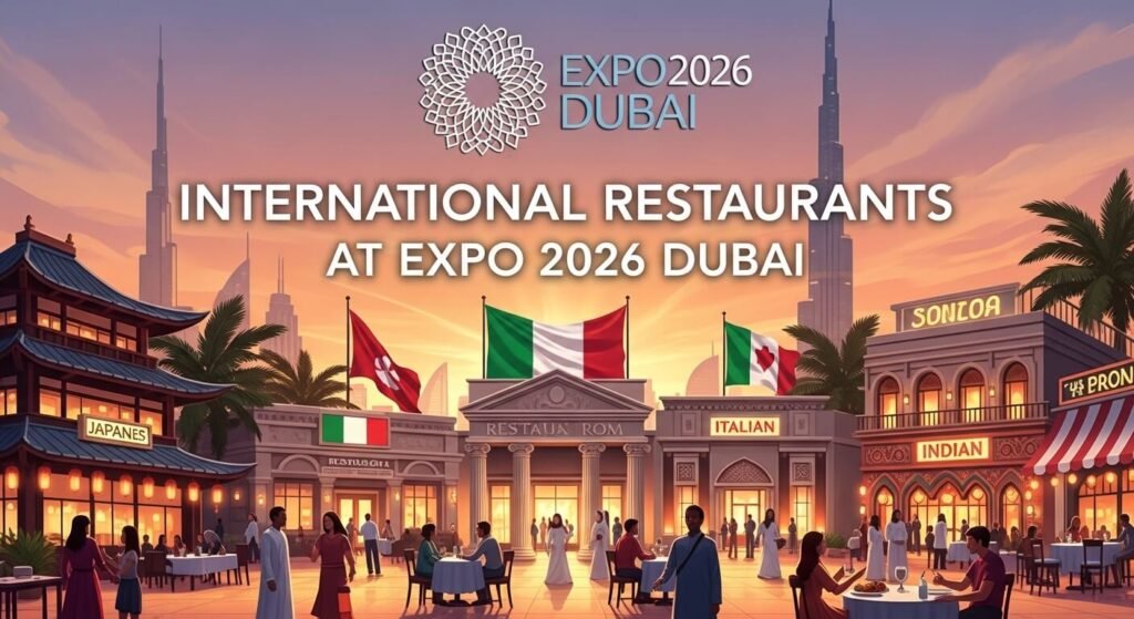 INTERNATIONAL RESTAURANTS AT EXPO 2026 DUBAI