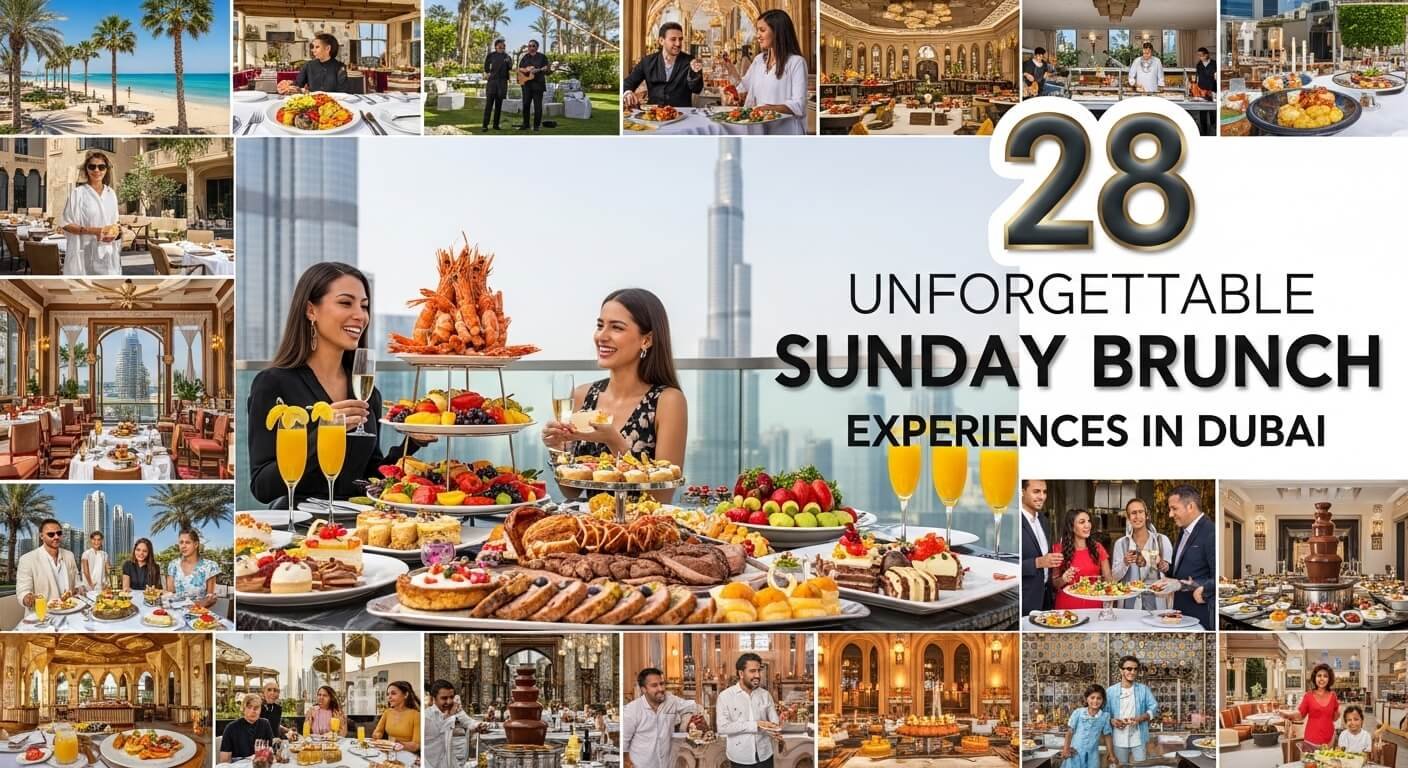 28 Unforgettable Sunday Brunch Experiences in Dubai