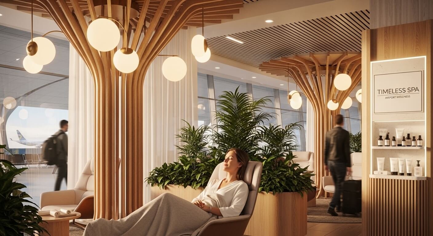 Spa, Self-Care and Rest in Concourse C at Dubai International Airport