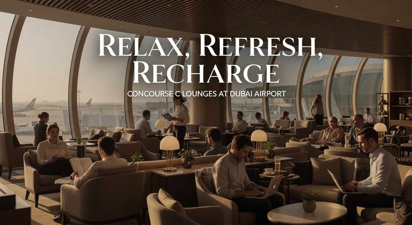 Relax, Refresh, Recharge: Concourse C Lounges at Dubai Airport