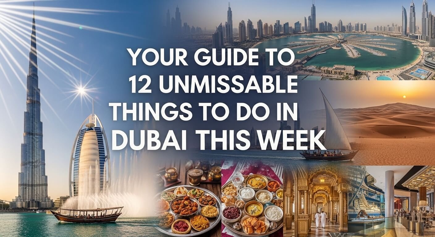 Your Guide to 12 Unmissable Things to Do in Dubai This Week