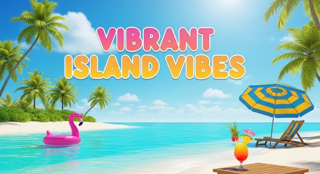 For vibrant island vibes