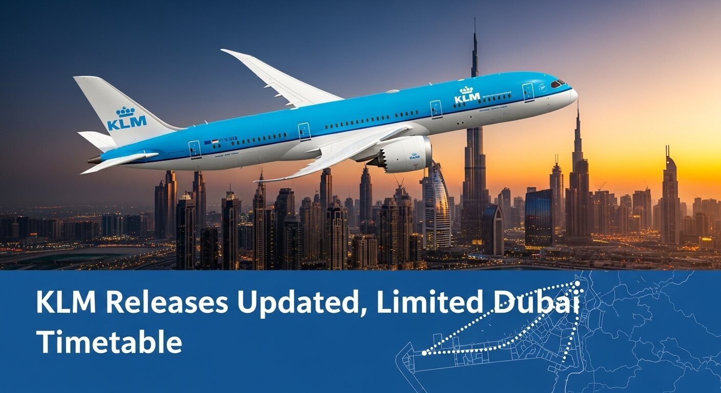 KLM Releases Updated, Limited Dubai Timetable