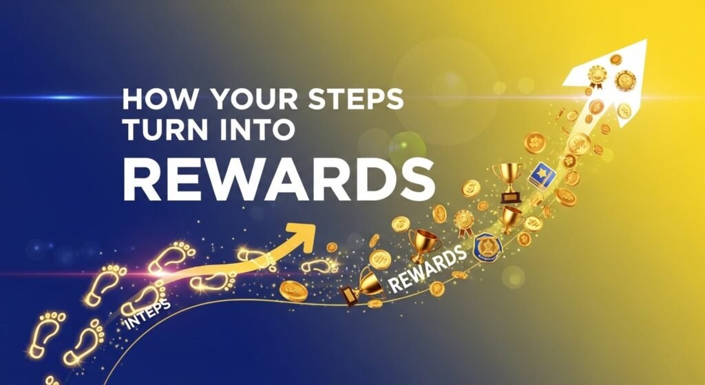 How your steps turn into rewards