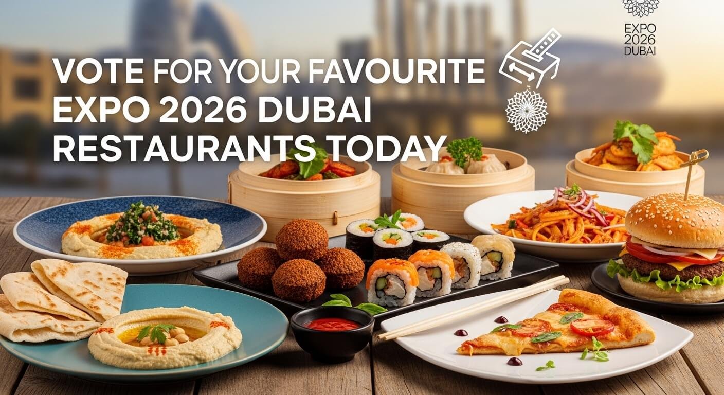 “Vote for Your Favourite Expo Dubai Restaurants Today”