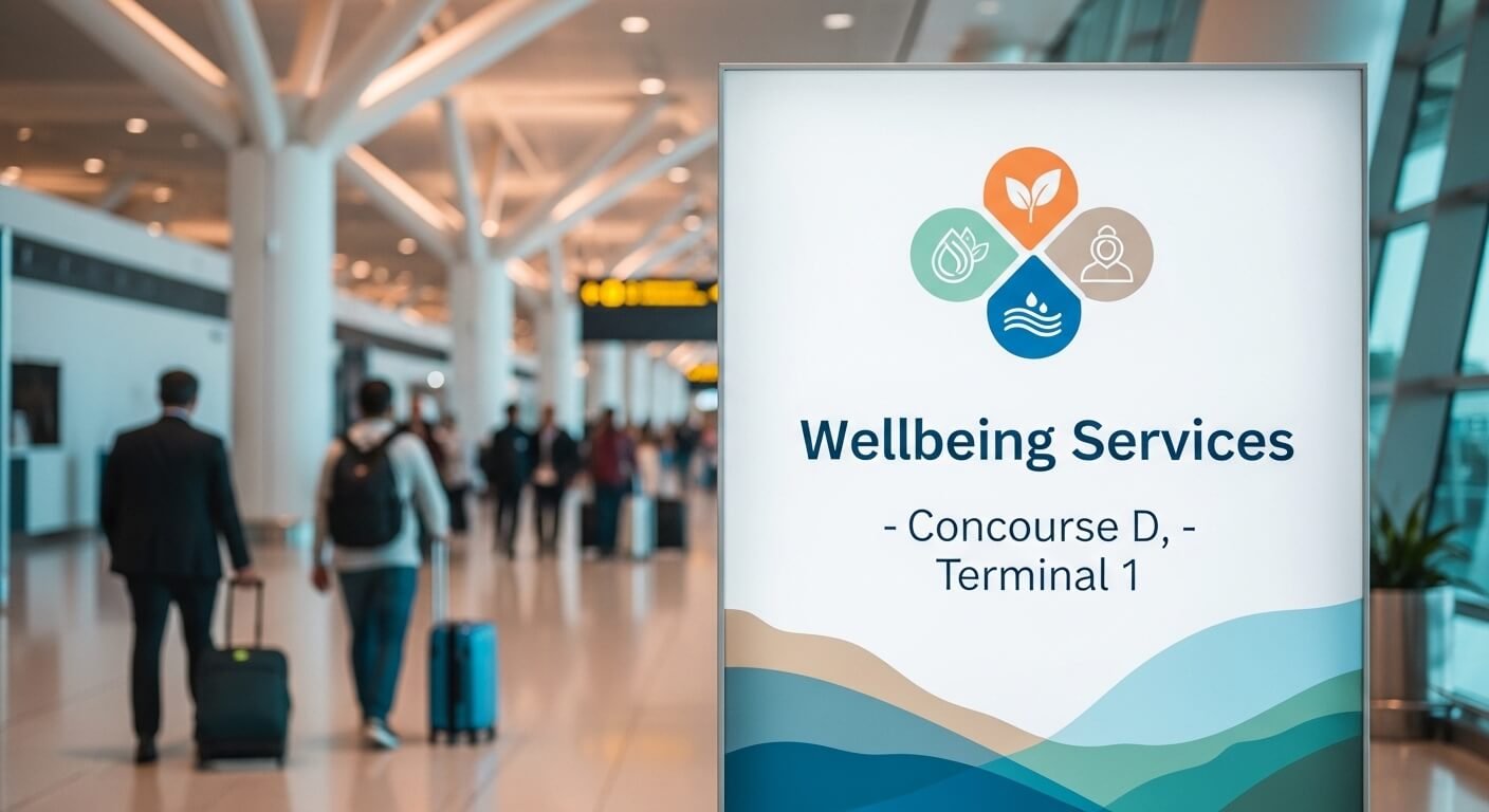 Wellbeing Services in Concourse D, Terminal 1 at Dubai International Airport