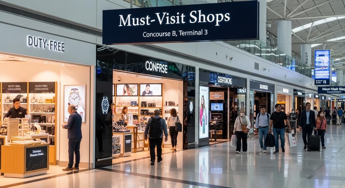 Must-Visit Shops in Concourse B, Terminal 3