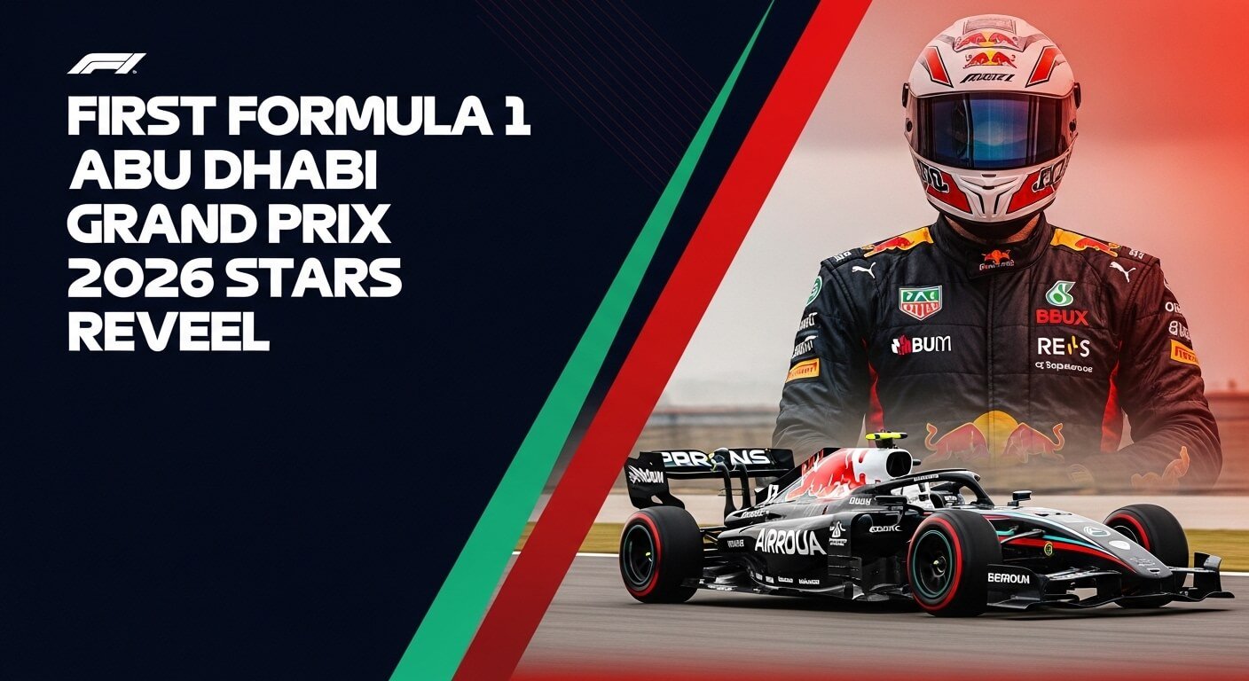 First Formula 1 Abu Dhabi Grand Prix Stars Revealed