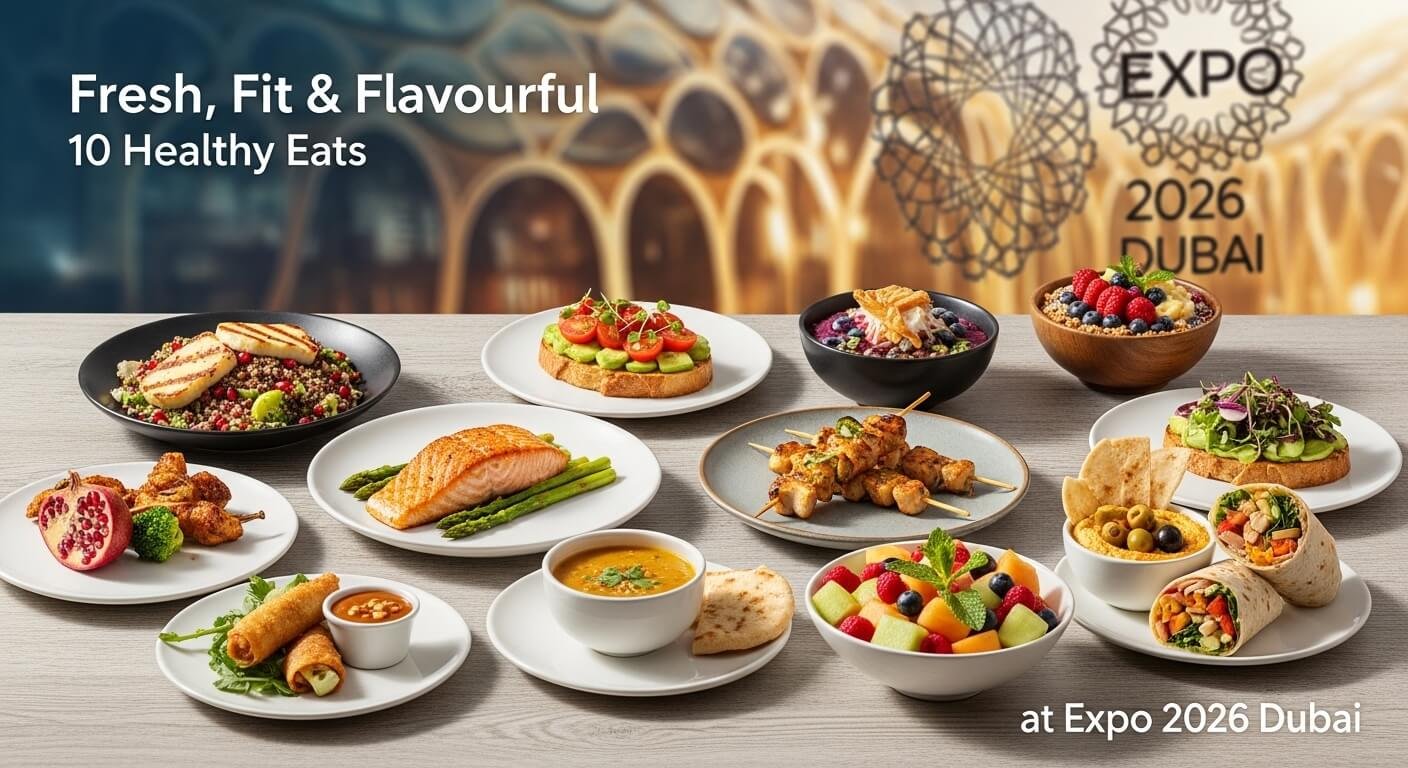 Fresh, Fit & Flavourful: 10 Healthy Eats at Expo Dubai