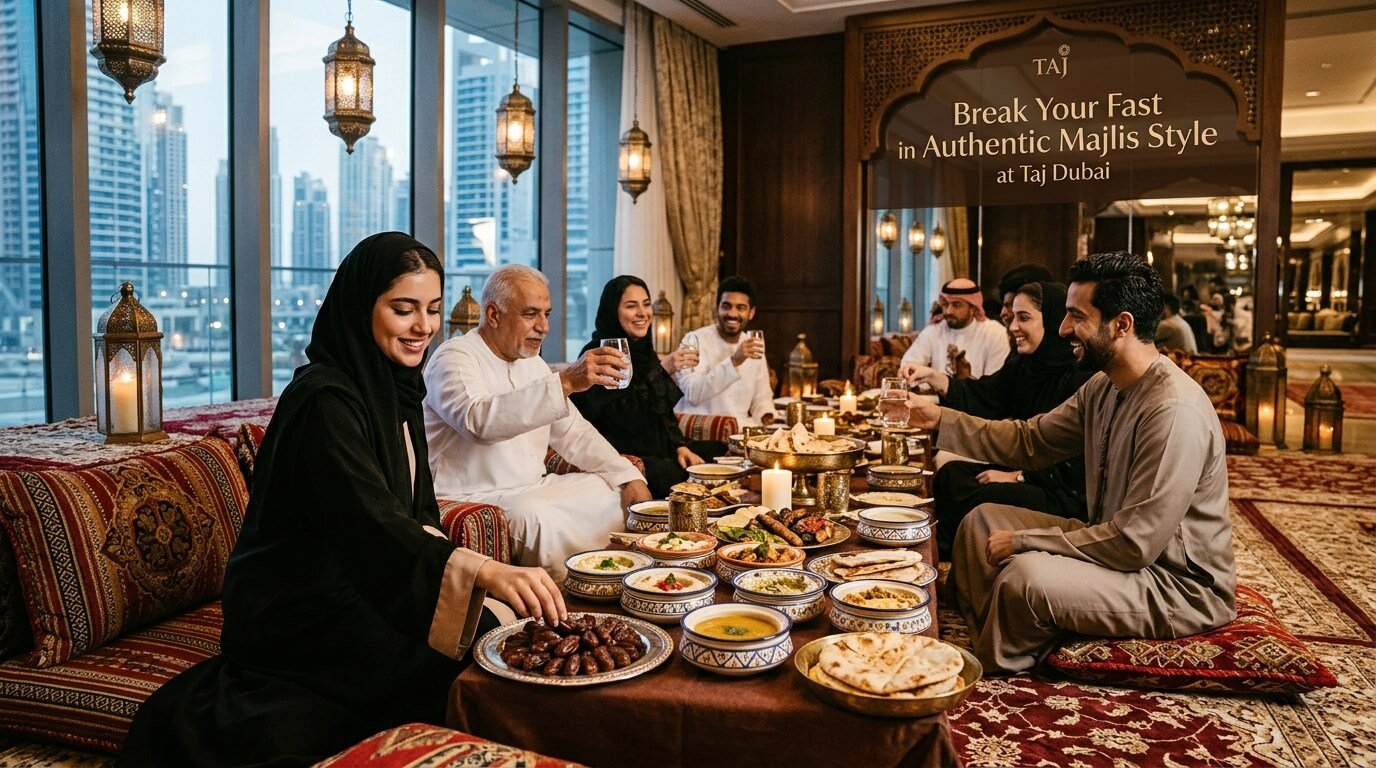 Break Your Fast in Authentic Majlis Style at Taj Dubai