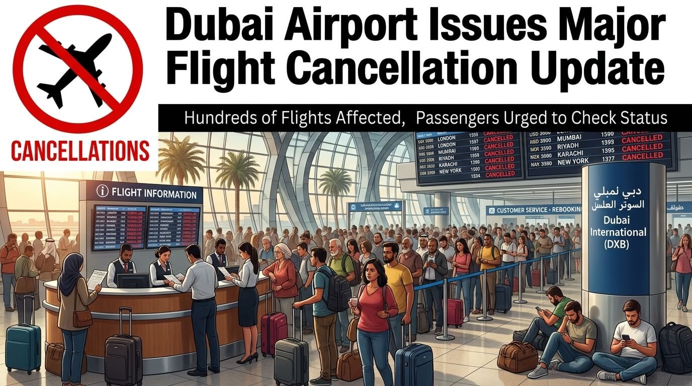 Dubai Airport Issues Major Flight Cancellation Update