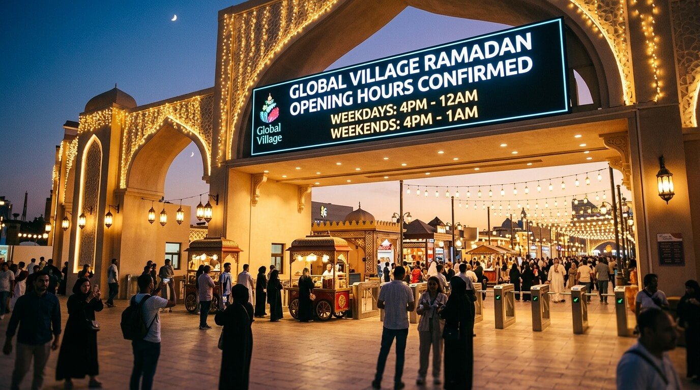 Global Village Ramadan Opening Hours Confirmed for Visitors