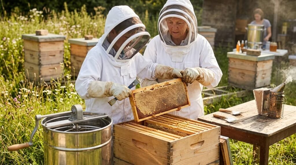 Hands-On Honey Harvesting Experience