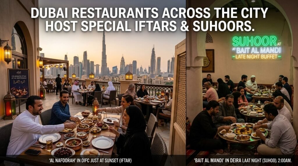 . Restaurants Across Dubai Will Host Special Iftars and Suhoors