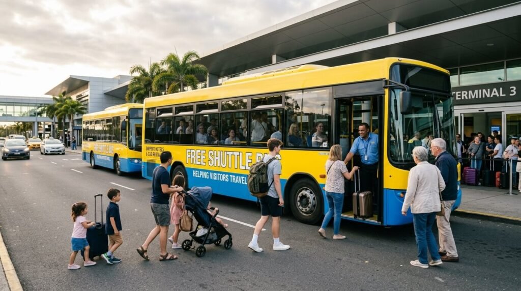 Free Shuttle Buses Are Helping Visitors Travel