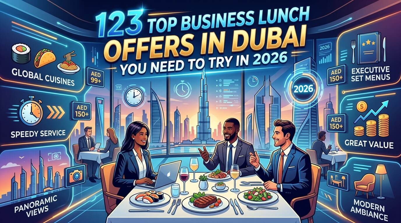 123 Top Business Lunch Offers in Dubai You Need to Try in 2026