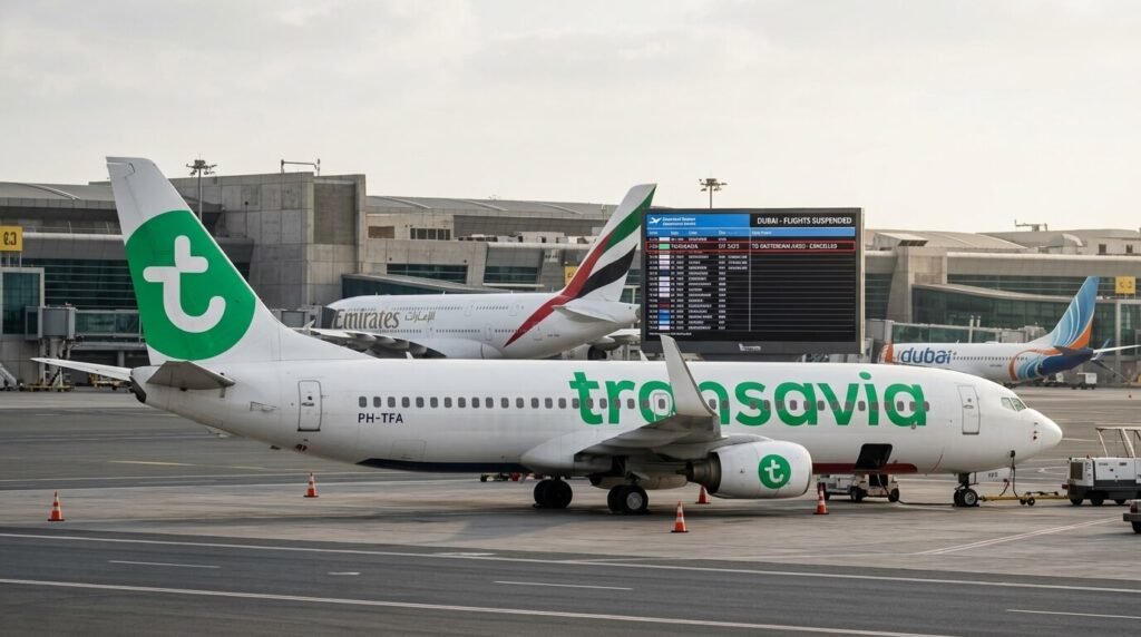 Transavia Suspends Dubai Flights