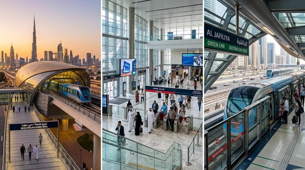 . Dubai Metro Stations