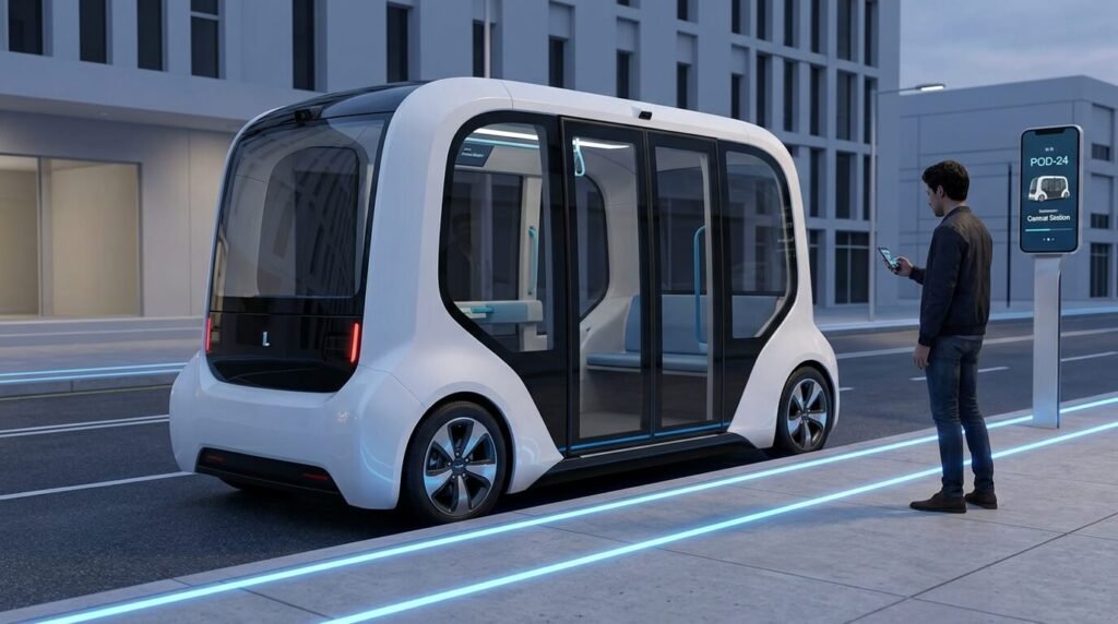 How the Driverless Pods Will Work