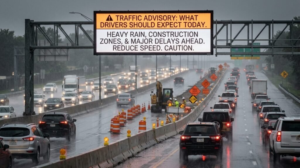 ⚠️ What drivers should expect today