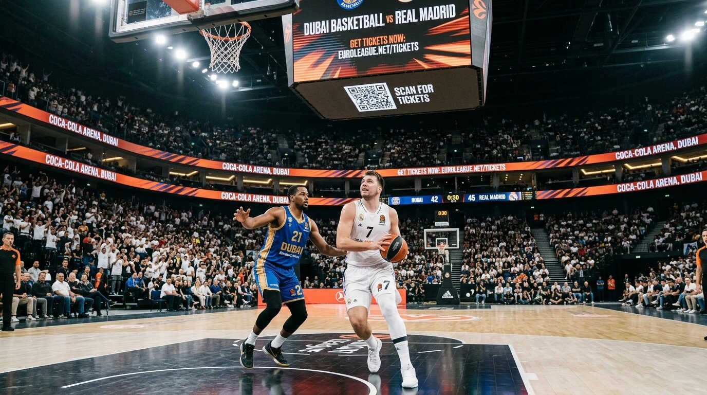 Dubai Basketball vs Real Madrid EuroLeague Match: How to Get Tickets