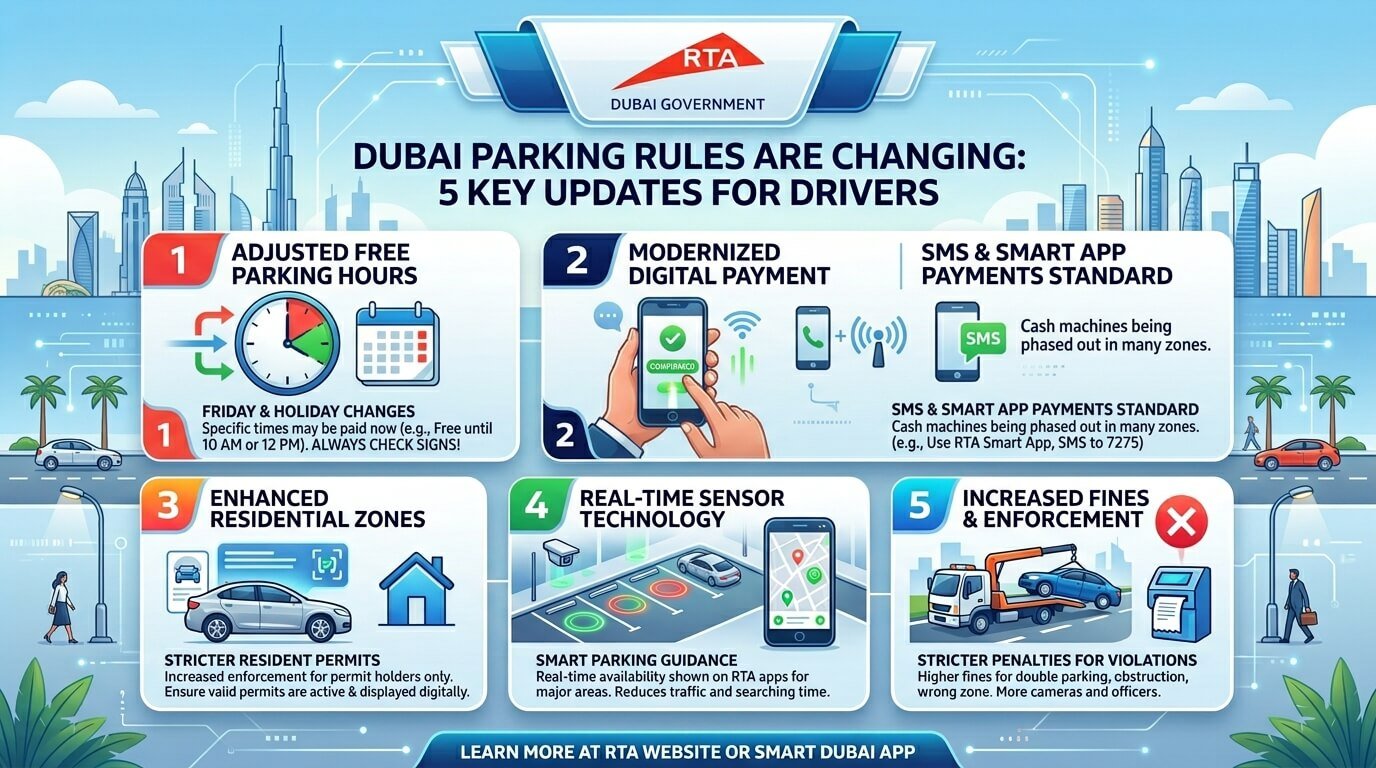 Dubai Parking Rules Are Changing: 5 Key Updates for Drivers