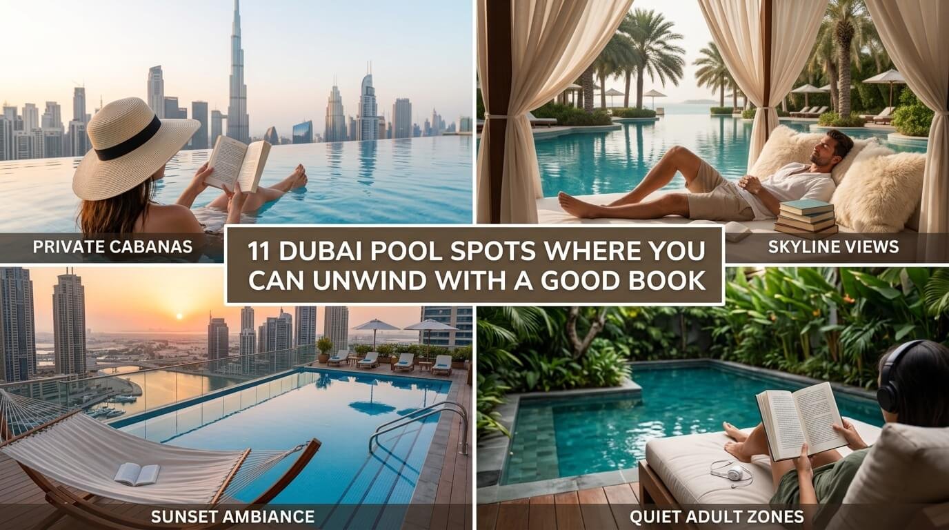 11 Dubai Pool Spots Where You Can Unwind with a Good Book