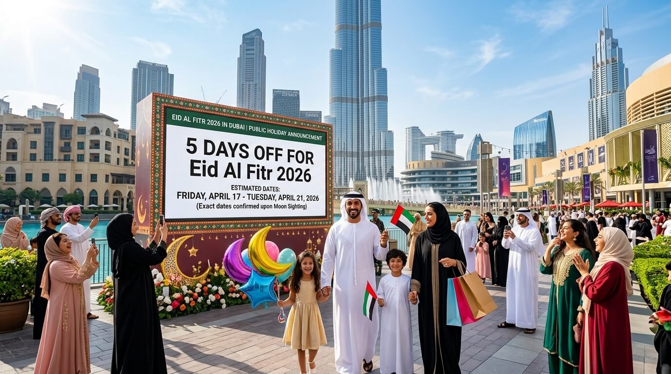 Eid Al Fitr 2026 in Dubai: Here's How Many Days Off You'll Have
